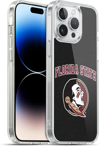 Miniatura 164 de Head Case Designs Funda de gel suave FSU Seminoles de la Universidad Estatal de Florida con licencia oficial compatible con Apple iPhone 13 Pro Max