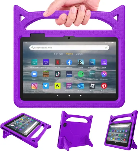Miniatura 5 de Funda para tablet de 7 pulgadas para niños, solo compatible con 12ª generación, versión 2022. Funda ligera a prueba de golpes a prueba de niños