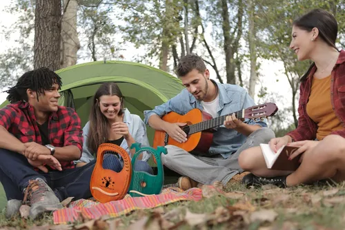Miniatura 6 de Arpa de lira 16 cuerdas de metal con llave de afinación instrumentos de arpa, arpa de lira es una buena opción para los amantes de la música