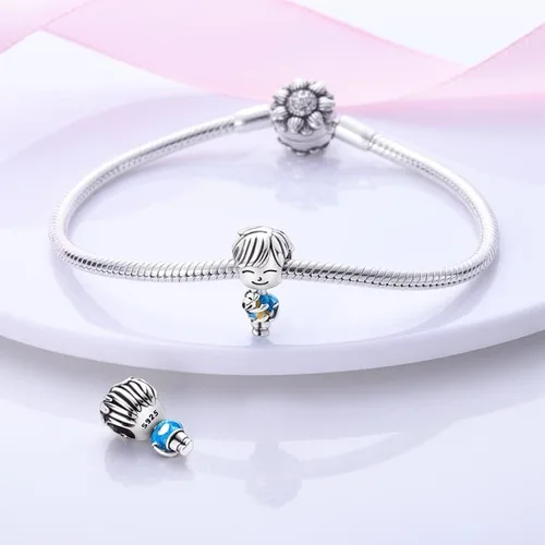 Miniatura 2 de CYCUFF Abalorios de plata de ley 925 adecuados para collares de dijes, pulseras, abalorios, joyería de regalo para mujeres, familiares y amigas
