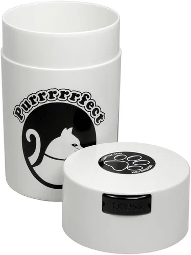 Miniatura 3 de Tightpac America Tightvac Pawvac Contenedor sellado para almacenamiento de comida y golosinas para mascotas Gato Blanco