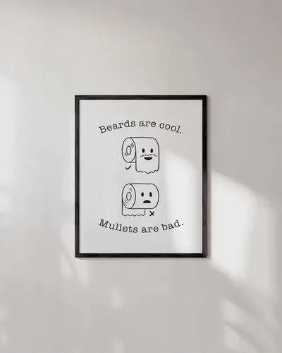 Miniatura 86 de HAUS AND HUES Funny Butts Collage - Póster artístico para decoración de baño, 12 x 16 pulgadas, sin marco