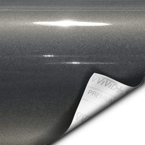 Miniatura 9 de VViViD + Rollo de película de repuesto de vinilo gris carbón metálico ultra brillante para automóvil, con tecnología de liberación de aire nano