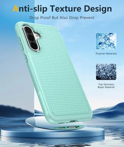 Miniatura 608 de FNTCASE Funda para iPhone 17 Pro: Fundas delgadas translúcidas de color azul claro compatibles con MagSafe, protección completa de la cámara