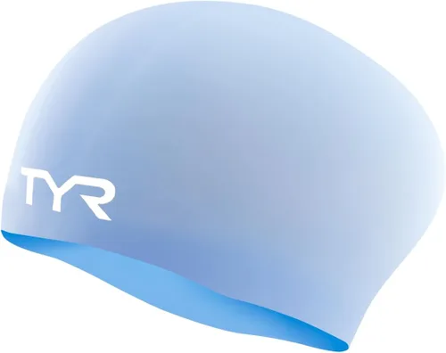 Miniatura 17 de Gorro de natación TYR, de silicona, ideal para pelo largo, no se arruga