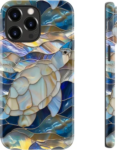 Miniatura 10 de LUHOURI Funda para iPhone 12 Mini, compatible con carga inalámbrica, doble capa, interior de silicona suave + carcasa exterior dura, bonito diseño