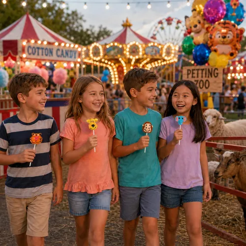 Miniatura 7 de Fruidles Zoo Animal Lollipop Suckers Candy, caramelos duros envueltos individualmente sin grasa con divertidos diseños de animales de zoológico