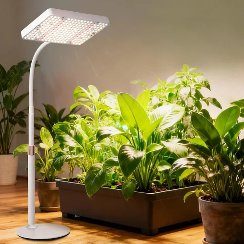 Miniatura 2 de Luz de cultivo de mesa, luces de crecimiento de escritorio brillantes para inicio de semillas, bonsái, suculentas, cactus, temporizador