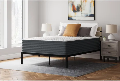 Miniatura 8 de Diseño de firma de Ashley - Colchón híbrido de 10 pulgadas tamaño individual Comfort Plus con soporte lumbar, espuma viscoelástica de gel, libre