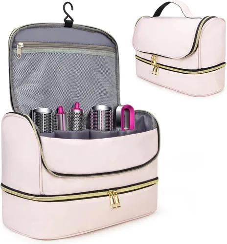 Miniatura 8 de Funda de viaje de doble capa para Dyson Airwrap, funda de transporte de viaje Shark Flexstyle, bolsa de almacenamiento portátil impermeable