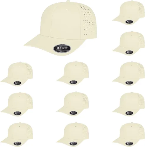 Miniatura 30 de Cap America i8533 Flexfit 110 Gorra Snapback Perforada de Rendimiento de Perfil Medio de 6 Paneles con Protección UV y Snapback Ajustable