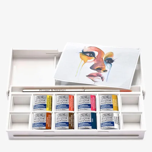 Miniatura 24 de Winsor & Newton 390639 - Cotman Field - Juego de 12 medias pastillas de acuarela