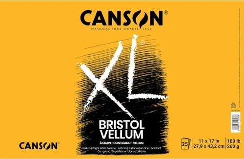 Miniatura 14 de Canson Papel Bristol Serie XL, Liso, Bloc con Tapa Plegable, 9 x 12 pulgadas, 25 Hojas (100lb/260g) - Papel de Artista para Adultos y Estudiantes