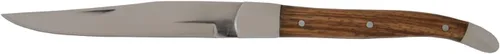 Miniatura 9 de Fortessa Cuchillo provenzal para carne sin dentar, 9.25 pulgadas, mango de madera oscura, juego de 6