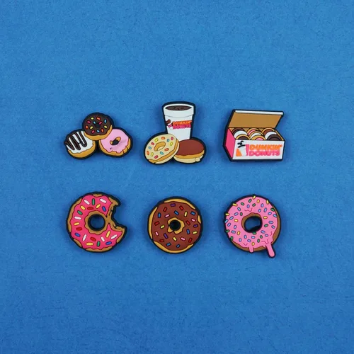 Miniatura 3 de Dijes de zapatos de comida para decoración de zuecos, bonitos dijes de zapatos, regalos para niños, niñas, dijes de zapatos para Crocs Zuecos