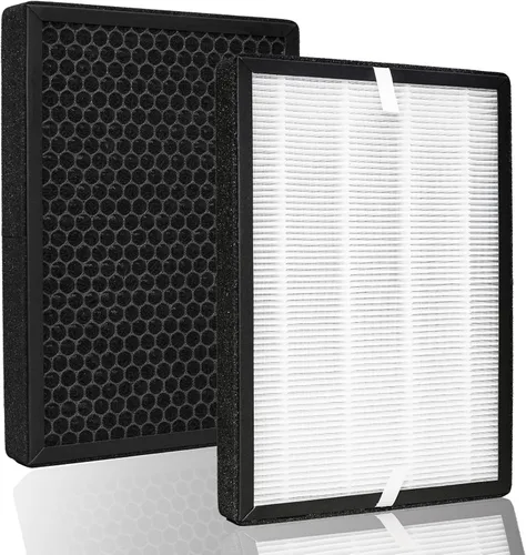 Miniatura 7 de Paquete de 2 filtros de repuesto GL-FS32, filtración 3 en 1 H13 True HEPA compatible con MOOKA®/KOIOS® GL-FS32 y purificador de aire Azeus® GL-FS32
