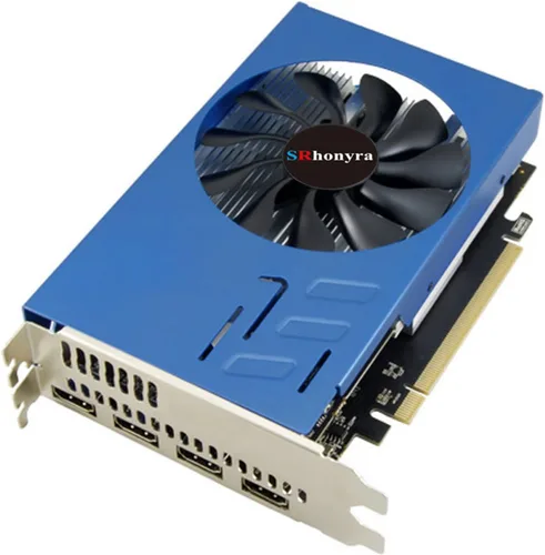 Miniatura 8 de Tarjeta gráfica GTX 1050 Ti 4 GB 4HDMI 128-Bit Quad Monitor Tarjeta de Video GDDR5 para múltiples pantallas, proyección o pared de video