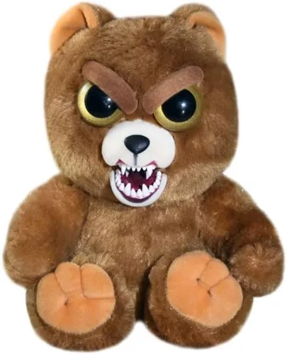 Miniatura 3 de Muñeco de felpa Sir Growls-A-Lot de la colección Feisty Pets marca William Mark. Adorable muñeco con forma de oso que se enoja cuando lo aprietan