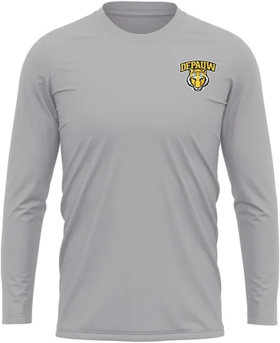 Miniatura 101 de Camisa deportiva de manga larga oficial de la NCAA Collegiate para hombre, con logotipo en el pecho izquierdo, colección Athletic Heather