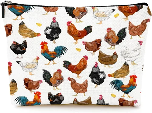 Miniatura 9 de Bolsas de cosméticos para mujer, bonita bolsa de maquillaje para monedero, bolsa de aseo de viaje, bolsa divertida con cremallera, Bolsas de Bolsas