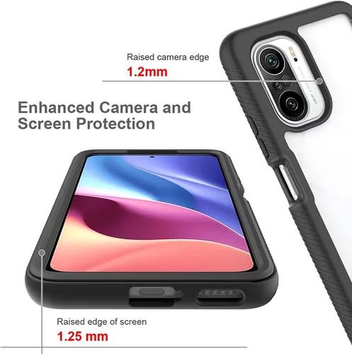 Miniatura 3 de Funda compatible con Xiaomi Poco M5s 4G, compatible con Redmi Note 10 4G / Note 10S 4G / Note 11 SE (India), funda protectora 2 en 1 de doble capa