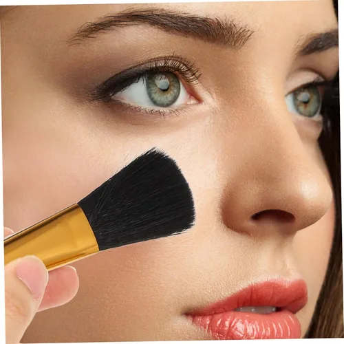 Miniatura 5 de Makeup Brush Organizer Case Black Leather Makeup Brush Bag with Eyebrow Pencil Holder for Women