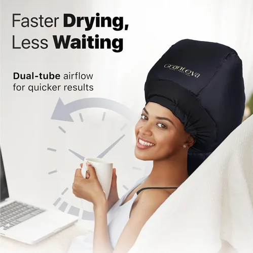 Miniatura 7 de Gorro de pelo de acondicionamiento profundo, accesorio de secadora con capucha para aceite caliente, máscaras y tratamientos de proteínas, tapa