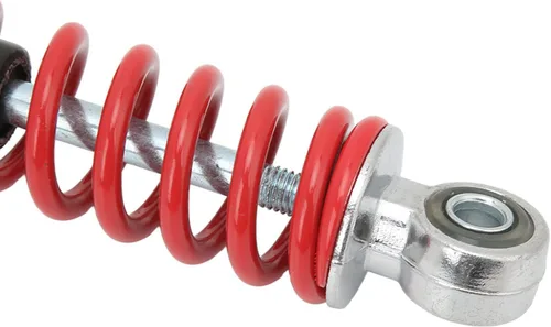 Miniatura 7 de Amortiguador de motocicleta de 9.843 in, 9.8 pulgadas, amortiguador de choque universal con resorte rojo, repuesto para Dirt Pit Bike ATV Go Kart