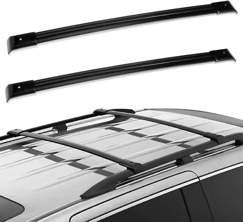 Miniatura 13 de SCITOO compatible con Rover LR3 Sport Utility 2005-2009, 2010-2016 Rover LR4 Sport Utility Juego de Barras Transversales de Techo de Aleación