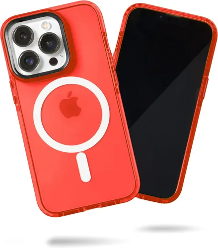 Miniatura 12 de SteepLab Funda de barrera para iPhone 13, protección de 360 grados que absorbe impactos con bisel elevado y colores llamativos (cielo azul brillante)