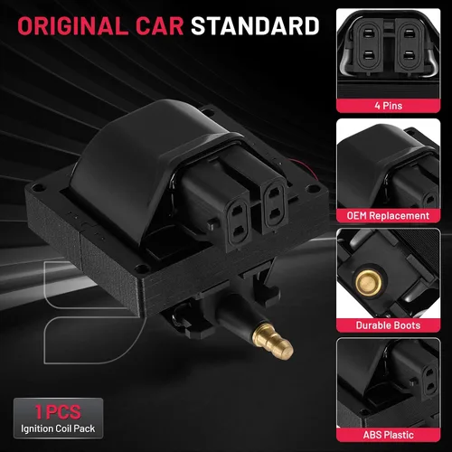 Miniatura 5 de BDFHYK Paquete de bobinas de encendido compatibles con Buick Century Roadmaster, compatibles con Cadillac Brougham Cimarron, Storm, C1500 C1500