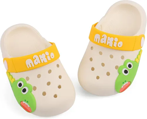 Miniatura 4 de KAKU NANU Kids Slides Toddler Boys Girls Cute Cartoon Sandals Summer Garden Beach Pool Slip On Slides for Indoor Outdoor