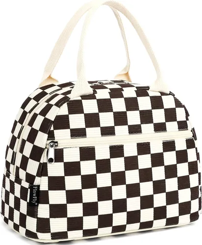 Miniatura 33 de Bolsa de almuerzo aislada FlowFly - Bolsa de asas organizadora para mujeres/hombres, Alpaca