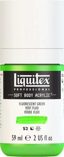 Miniatura 21 de Liquitex Professional Soft Body - Pintura acrílica, botella de 2 onzas (59 ml), blanco titanio Titanio Blanco