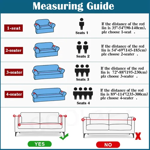 Miniatura 4 de MIPOPS Funda de sofá estampada elástica para sillón, fundas con patrón con falda lavable, protector de muebles de elastano para sala de estar