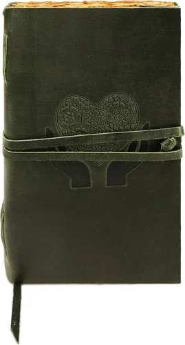 Miniatura 19 de Diario de cuero para mujeres y hombres, 200 páginas, 5 x 7 pulgadas, regalos para mujeres, diario de viaje, cuaderno de mujer, marcador de 7 chakras