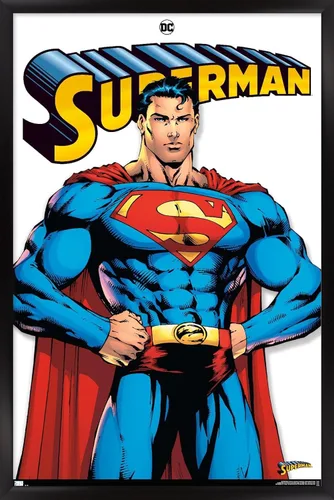 Miniatura 6 de DC Comics Superman Feature Series - Póster de pared, 34 pulgadas de largo x 22.4 pulgadas de ancho, versión premium sin marco