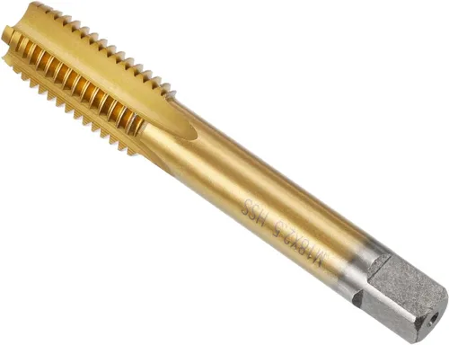 Miniatura 7 de Grifos de fresado de rosca, rosca métrica M12 x 1.75, máquina recubierta de titanio, herramienta de roscado de tornillos de 4 flautas rectas