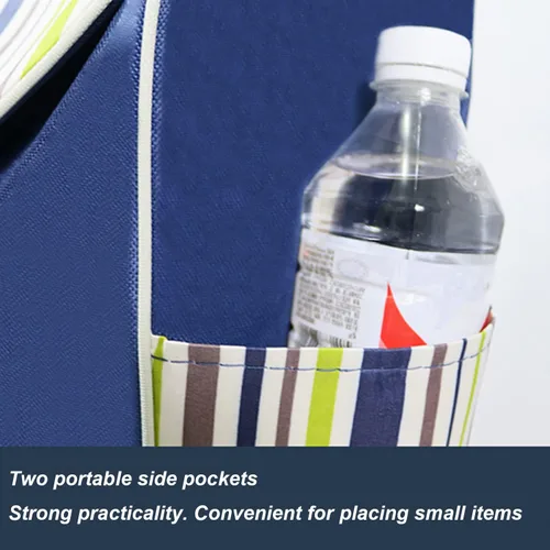 Miniatura 7 de Bolsa de repuesto plegable para carrito de compras - Bolsa de almacenamiento impermeable de tela Oxford, bolsa de repuesto para carretilla portátil