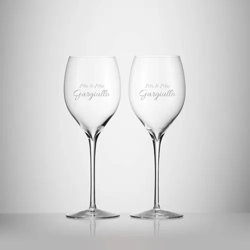 Miniatura 7 de Waterford Juego de 2 copas de vino de color burdeos personalizadas con grabado, 21.9 onzas, para Burdeos, Merlot, Cabernet
