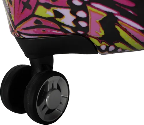 Miniatura 5 de Betsey Johnson Maleta rígida de equipaje de 3 piezas con ruedas giratorias (20 pulgadas, 26 pulgadas, 30 pulgadas) (talla única, puntal flamenco)..