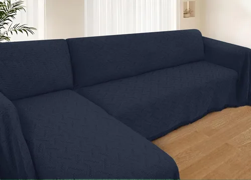 Miniatura 20 de HOMERILLA - Fundas de sofá seccional para sofá seccional, cobija de sofá en forma de L, 2 piezas, protector de muebles en forma de L para mascotas