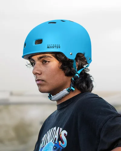 Miniatura 7 de OutdoorMaster - Casco de patineta y ciclismo, dos forros extraíbles, ventilación, para varios deportes, scooter, patinaje en línea, patinaje