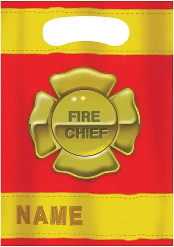 Miniatura 4 de Creative Converting 8 bolsas de botín de bomberos para fiestas