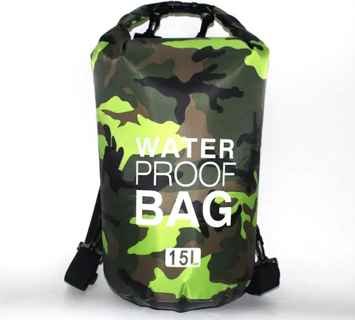 Miniatura 6 de Bolsa seca impermeable de 2L/5L/10L/15L/20L/30L, saco enrollable que mantiene el equipo seco para kayak, rafting, navegación, natación, campamento