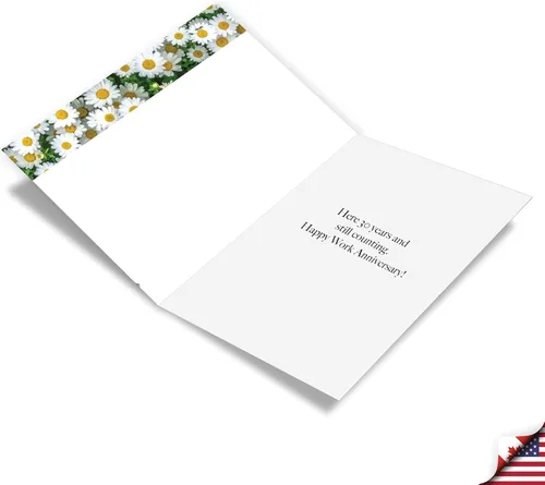 Miniatura 2 de NobleWorks Tarjeta de felicitación de 30 aniversario (compañero de trabajo) con sobre de 5 x 7 pulgadas para hombres, mujeres (1 tarjeta), cuenta