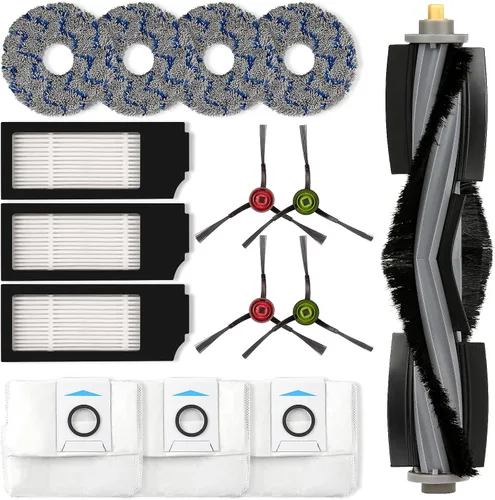 Miniatura 18 de Paquete de 10 almohadillas de trapeador T30S para ECOVACS DEEBOT T30S/T30S Combo/T30 Omni/X5 Pro Omni/N30 Omni/T30S AI/T50 Pro Omni/T50 Pro Max/ X2