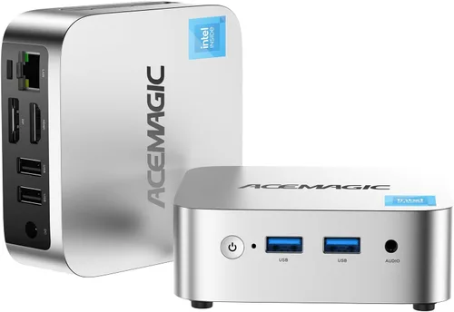 Miniatura 9 de ACEMAGIC Mini PC V1, 12ª generación Alder Lake-N N97 (Beat N150/N100/N95, hasta 3.6 GHz), 16 GB DDR4 RAM 512 GB SSD Mini computadora, compatible