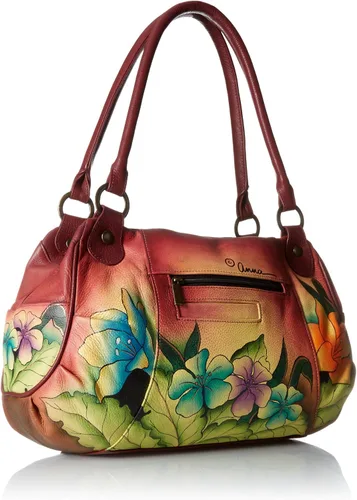 Miniatura 2 de Anna by Anuschka - Bolso de hombro para mujer, piel genuina y fruncida, diseño original