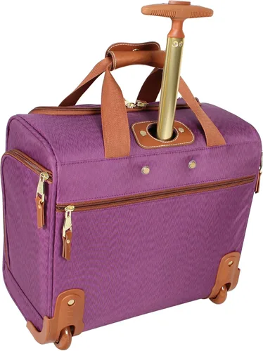 Miniatura 2 de Steve Madden maleta Bolsa con Ruedas veliz debajo del asiento, Púrpura), D4041-50-WT